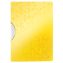 Skoroszyt z klipsem Leitz WOW, żółty 41850016