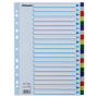 Przekładki plastikowe A4 Esselte, 20 kolorowych indeksów