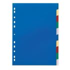 Przekładki A4 10 części, kolorowe indeksy i przednia okładka PP 674027 DURABLE