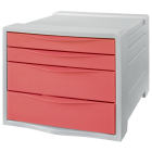 Pojemnik z szufladami Esselte Colour"Breeze, koralowy 628457