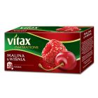 Herbata VITAX INSPIRATIONS MALINA&WIŚNIA 20t*2g zawieszka