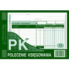 Polecenie księgowania, druk PK A5 pozioma 412-3, druki akcydensowe