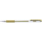 Długopis żelowy 0,8mm złoty K118-X PENTEL - HYBRID GEL GRIP