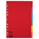 Przekładki karton A4 6 kart ESSELTE 100200 kolorowe bez karty opisowej