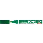 Marker olejowy, fibrowa końcówka 2,5mm, zielony TO-440 Toma