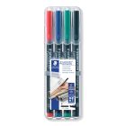 Foliopis permanentny B314 WP4 etui 4szt. STAEDTLER S314WP4