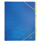 Teczka segregaująca z 6 przekładkami Leitz Urban Chic, PP, A4, mieści 250 karte, niebieska 39490032