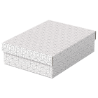 Pudełka domowe do przechowywania, płaskie, rozmiar M, 3 sztuki, białe Esselte 628284