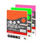 Fluorescencyjne etykiety samoprzylepne pomarańczowe kółka 40mm 25 arkuszy Emerson ETOKPOM02x025x010