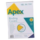 APEX okładki do bindowania PVC (przezroczyste) A4 op. 100szt. Fellowes