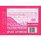 Przelew podatkowy druk, Polecenie przelewu 2-odc., Druczek przelewu