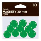 Magnesy 20mm GRAND zielone 10 szt 130-1692