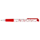 Długopis AUTOMAT SUPERFINE z supercienką końcówką, 0,5mm czerwony TO-069 Toma