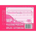 Przelew podatkowy druk, Polecenie przelewu wpłata gotówkowa 2-odc., druczek przelewu