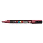 Marker z tuszem pigmentowym PC-3M ciemno-czerwony POSCA UNPC3M/DCCE