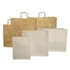 Torba papierowa ECOBAG 500x180x390 mm, torba brązowa kraft