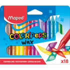 Kredki świecowe, trójkątne, Maped COLORPEPS 18 sztuk