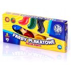 Farby plakatowe Astra 8 kolorów - 10 ml, 83113901