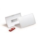 Identyfikator z magnesem, holder plastikowy, 54x90 mm, CLICK FOLD 10 sztuk,