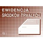 Ewidencja środków trwałych A5, 32 str, K-8, druki akcydensowe