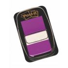 Zakładki indeksujące, karteczki do zaznaczania Post it 680-8 PP, 25x43mm, 50 kart, purpurowe