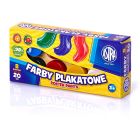 Farby plakatowe Astra 8 kolorów - 20 ml, 83112903