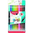 Cienkopis GRAPH PEPS DECO 10 szt etui Maped 749050