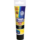 Farby plakatowe Astra, szkolne farby w tubce 30ml, czarna