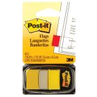 Zakładki indeksujące, karteczki do zaznaczania Post it 680-5 PP, 25x43mm, 50 kart, żółte