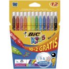 Flamastry Bic Kids Couleur 12 kolorów