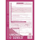 Umowa o dzieło - z rachunkiem 4 510-1, druki akcydensowe