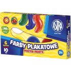 Farby plakatowe Astra 6 kolorów - 10 ml, 83111903