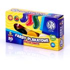 Farby plakatowe Astra 6 kolorów - 20 ml, 301109001