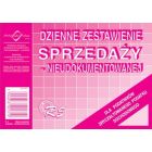 Dzienne zestawienie sprzedaży, R-5 A6, druki akcydensowe