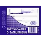 Zaświadczenie O ZATRUDNIENIU, 6 502-5, druki akcydensowe