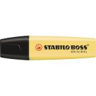 Zakreślacz STABILO BOSS ORIGINAL Pastel żółty