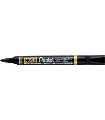 Marker permanentny N850 czarny okrągła końcówka PENTEL