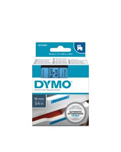 Taśma DYMO D1 - 19 mm x 7 m, czarny / niebieski S0720860 do drukarek etykiet
