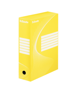 Pudełka archiwizacyjne ESSELTE BOXY 100mm żółte 128423
