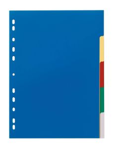 Przekładki A4 5 części, kolorowe indeksy i okładka PP 673027 DURABLE