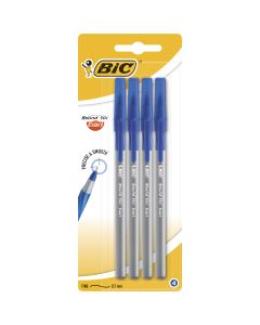 Długopisy BIC Round Stic Exact, jednorazowe długopisy niebieskie 4 sztuki
