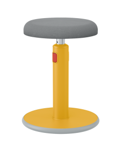 Ergonomiczny stołek Leitz Ergo Cosy, żółty 65180019