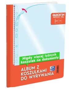 Obwoluty na dokumenty, koszulki krystaliczne A4, do wyrywania, 60 kieszeni 50mic Oxford