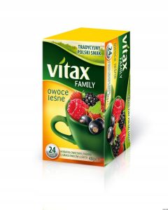 VITAX FAMILY, herbata owocowa Owoce Leśne 24 torebki