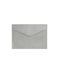Koperty C6 ozdobne, kolorowe koperty Pearl srebrny 150g, 10 szt