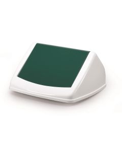 Durabin 40 pokrywa do poj. 40l, prost., biało-zielona 1801574012 Durable
