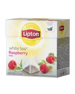 Lipton piramidki herbata biała white raspbery 20 saszetek