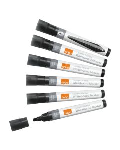 Markery suchościeralne Nobo Liquid Ink, czarne (DWZ)
