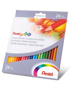 Kredki ołówkowe, 24 kolory  CB8-24 PENTEL