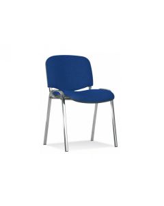 Krzesło konferencyjne ISO chrome CU-6 niebieskie